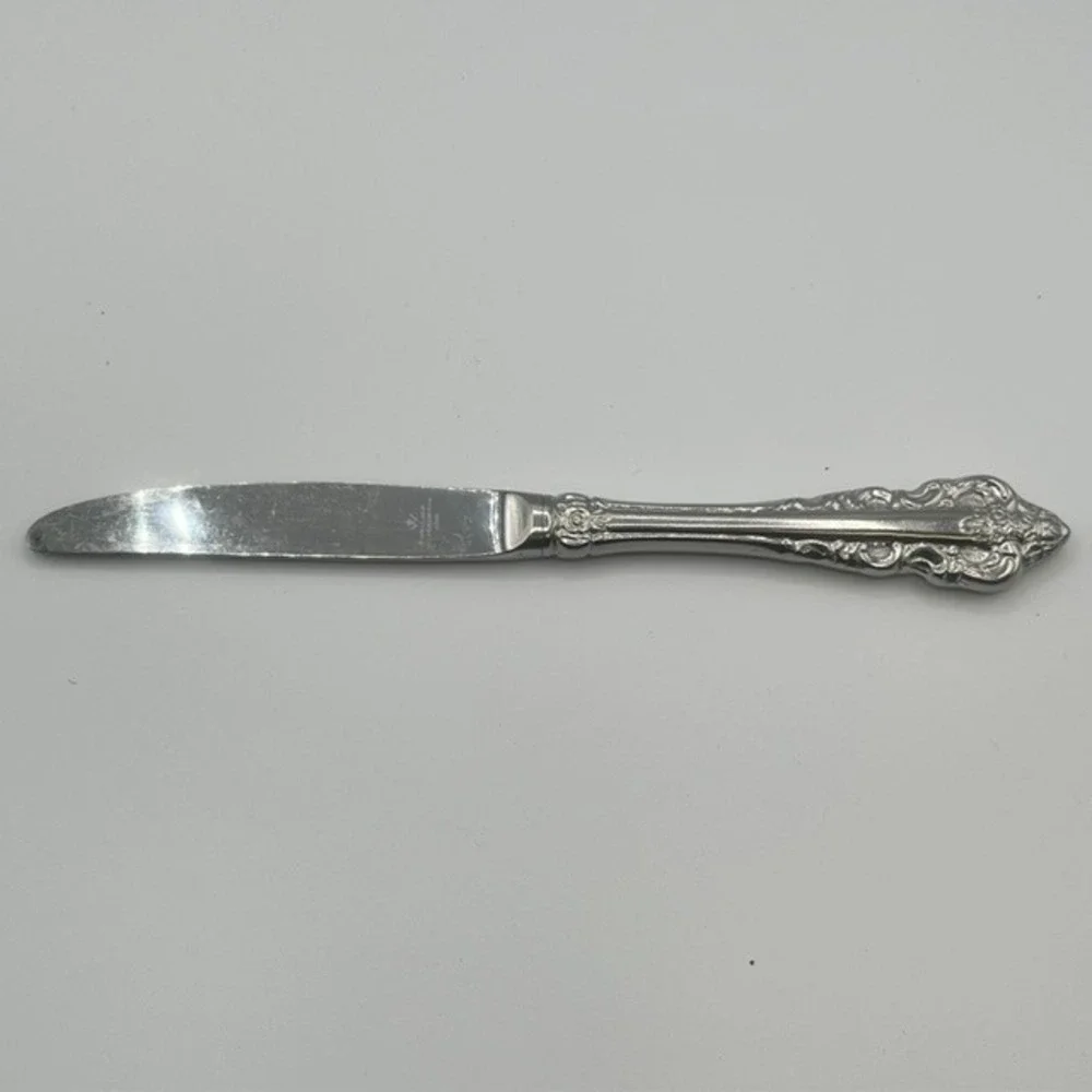 Oneida Community Affection Stainless Flatware 5 Piece Place Setting Floral